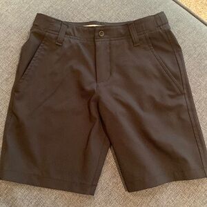 Boys youth small black under armor shorts